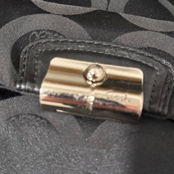 Coach Kristin Op Art Sateen Satchel Purse! GUC!! - Picture 6 of 13